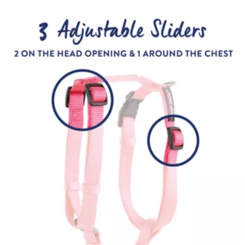 Top Paw Extra-Small Pink Dog Harness - Picture 5 of 7